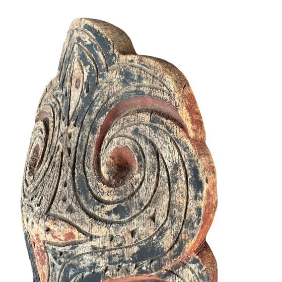 Image 1 of Carved Singa panel - Batak, North Sumatra, 1950s-70s