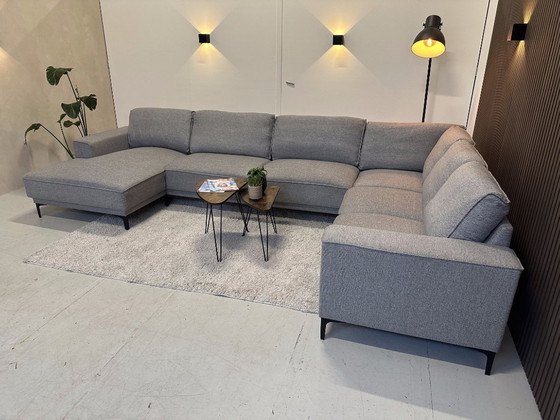 Image 1 of Divano a U grigio screziato