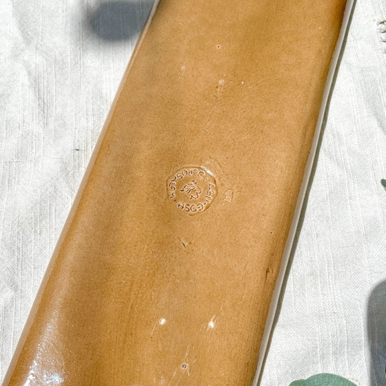 Piatto da Asparagi Vintage in Maiolica Verde Abu Gosh Gerusalemme – Stoviglie (photo 11 of 11)