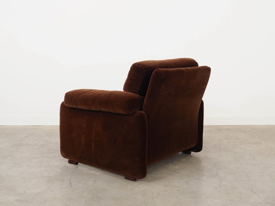 Image 1 of Brauner Sessel Coronado, italienisches Design, 1960er Jahre, Hersteller: B&B Italia, Designer: Tobia Scarpa