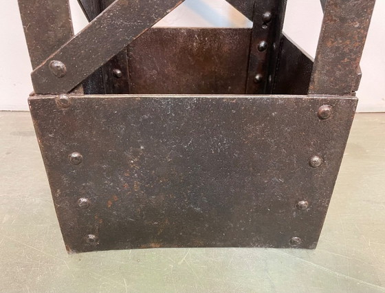 Image 1 of Tavolino laterale industriale rivettato, anni '60