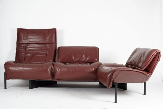 Image 1 of Cassina "Veranda" 3-seater leather sofa
