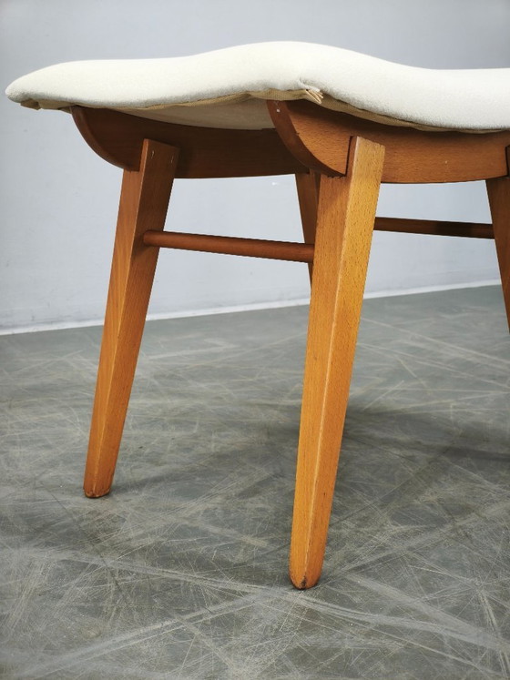 Image 1 of Par de taburetes de madera de haya de Závod Malacky, Checoslovaquia, años 70