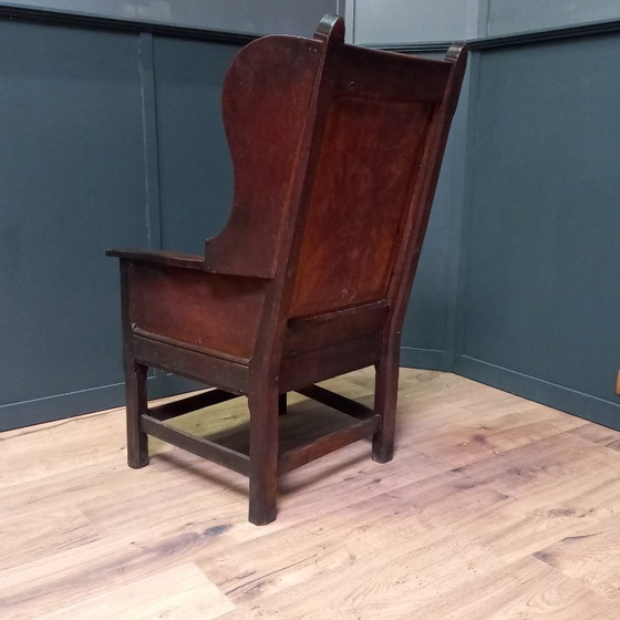 Image 1 of Fauteuil, chaise de berger, chaise d'agneau.