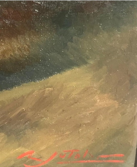 Image 1 of Peinture de nature morte de fleurs et de poésie