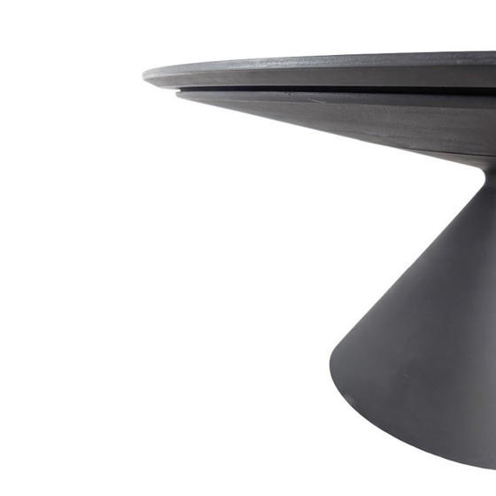 Image 1 of Table de salle à manger ronde Original Desalto Clay Concrete Design par Marc Krusin