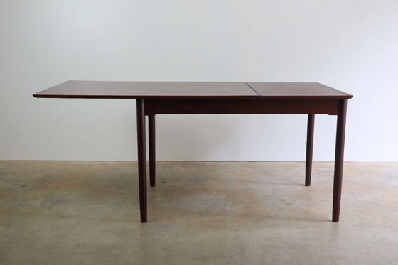 Image 1 of Table de salle à manger extensible Mid Century en bois de rose