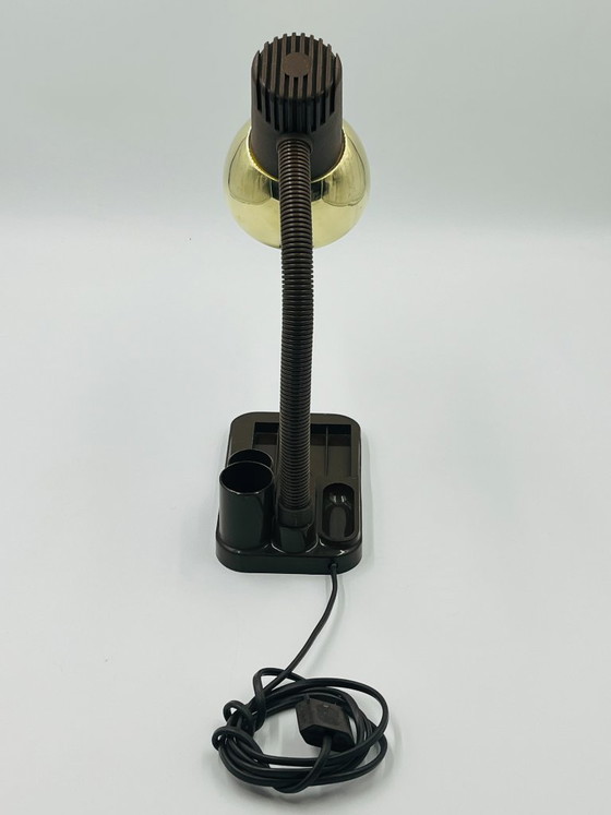 Lampada da scrivania/organizer dal design vintage degli anni '80. – Lampade da lettura, Brass (photo 5 of 12)