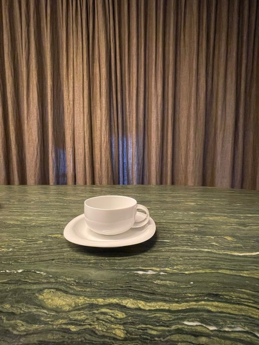 Rosenthal Suomi Weiss - set of 2 cups and 2 saucers - Round - Ø 8,8 cm - h 4,9 cm - 0,230 l