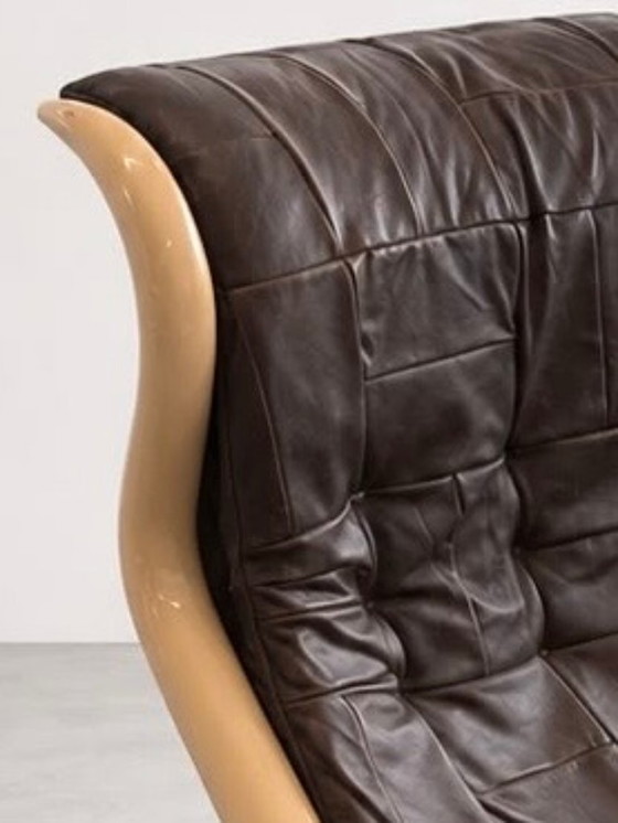 Poltrone Galaxy di Alf Svensson per Dux – Sedie girevoli, Ferro, Plastica (photo 6 of 6)