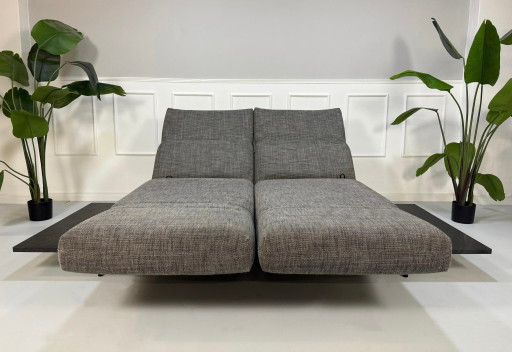 Rolf Benz Aura Sofa Grau Stoff Couch