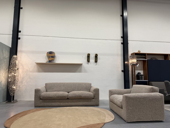 Image 1 of Gelderland 0905 Bank 3 Zits Kvadrat Moss Stof