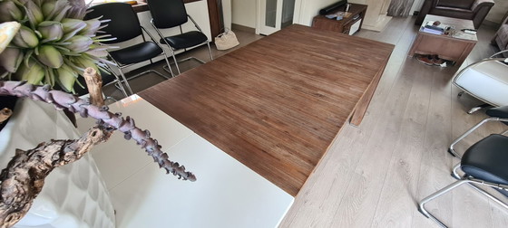 Ausziehbarer Esstisch von Henders en Hazel, Henders & Hazel, Esstische, Holz, Braun (Foto 6 von 7)