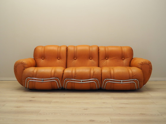 Image 1 of Orange Sofa, Space Age Design, 1960s, Production: Italy