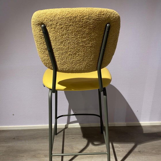Set di 4 sgabelli da bar Moore – Bert Plantagie, Textile, Lambskin (photo 3 of 4)