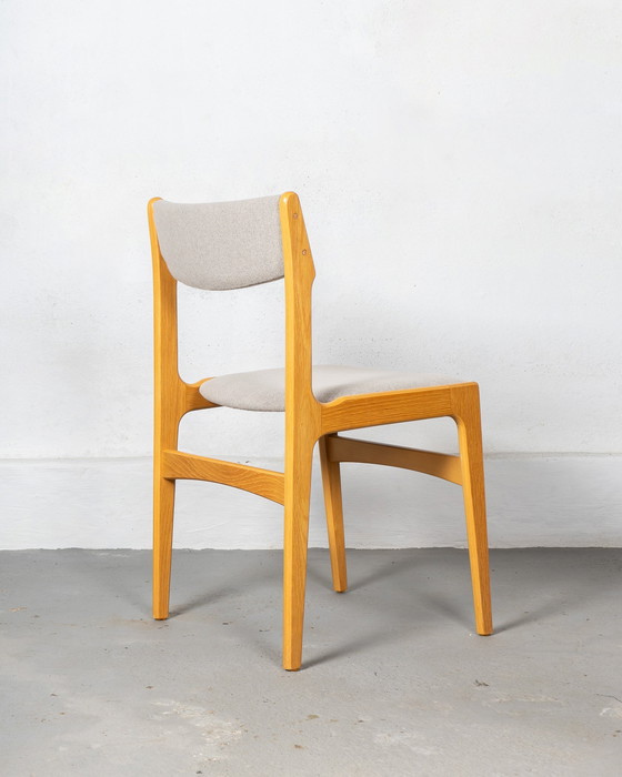 Image 1 of 2 X Oak Danish Chairs By Erik Buch For Anderstrup Stolefabrik