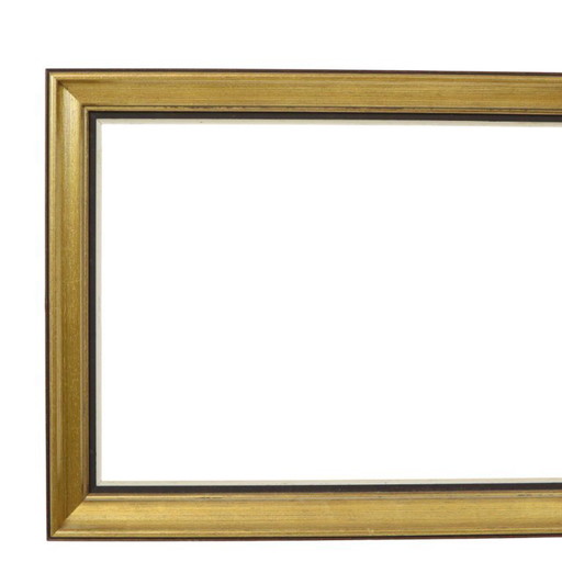 Sleek Gold Wooden Frame