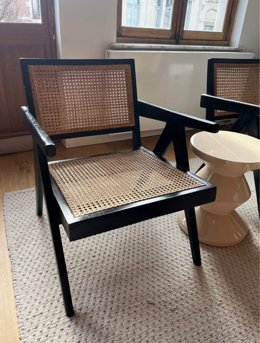 2 x detjer armchairs chadingarh inspiration