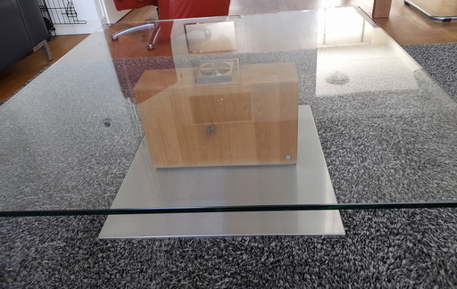 glass coffee table