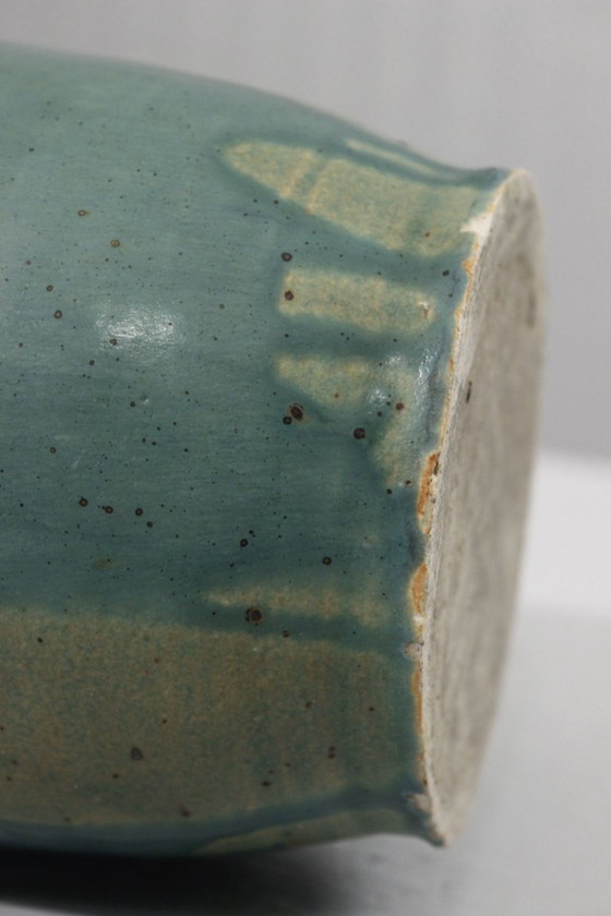 Image 1 of Lucien Arnaud in Saint-Amand en Puisaye - Large vase circa 1920, Carriès school