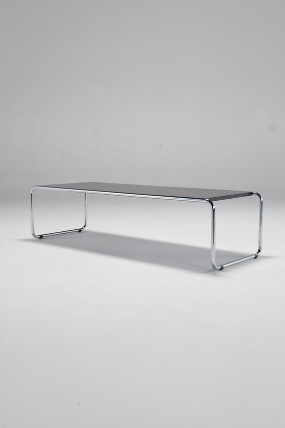 Image 1 of Bauhaus Couchtisch "Laccio", Marcel Breuer für Gavina, Italien, 1960er Jahre