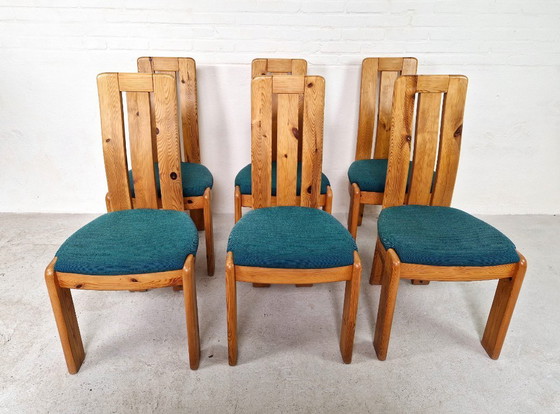 Image 1 of Set of 6 Vintage Danish dining chairs