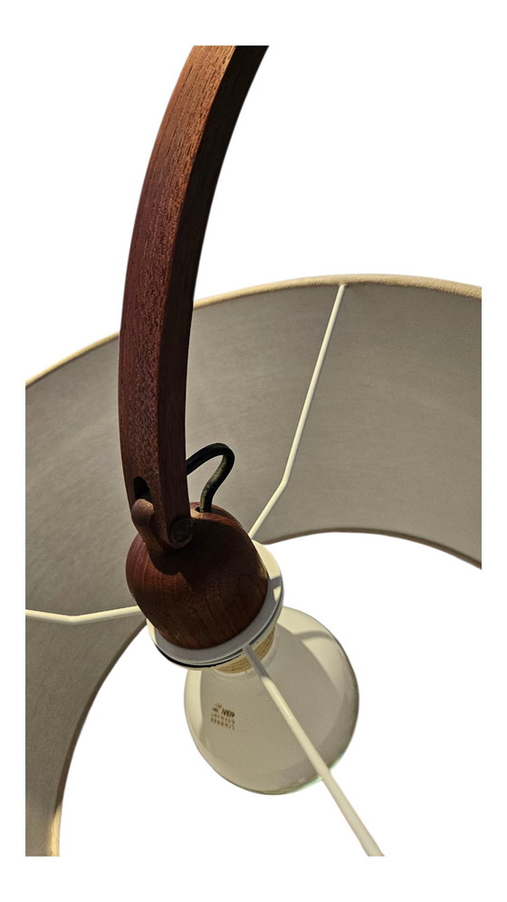 Image 1 of Lampada da terra in teak della metà del secolo scorso Lampada Domus regolabile anni '60