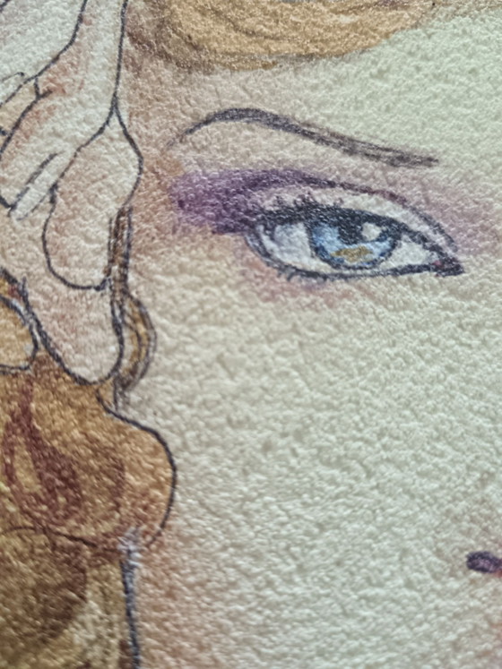 Milo Manara auteursdoos, Schilderijen & Tekeningen, Papier, Meerdere kleuren (foto 3 van 6)