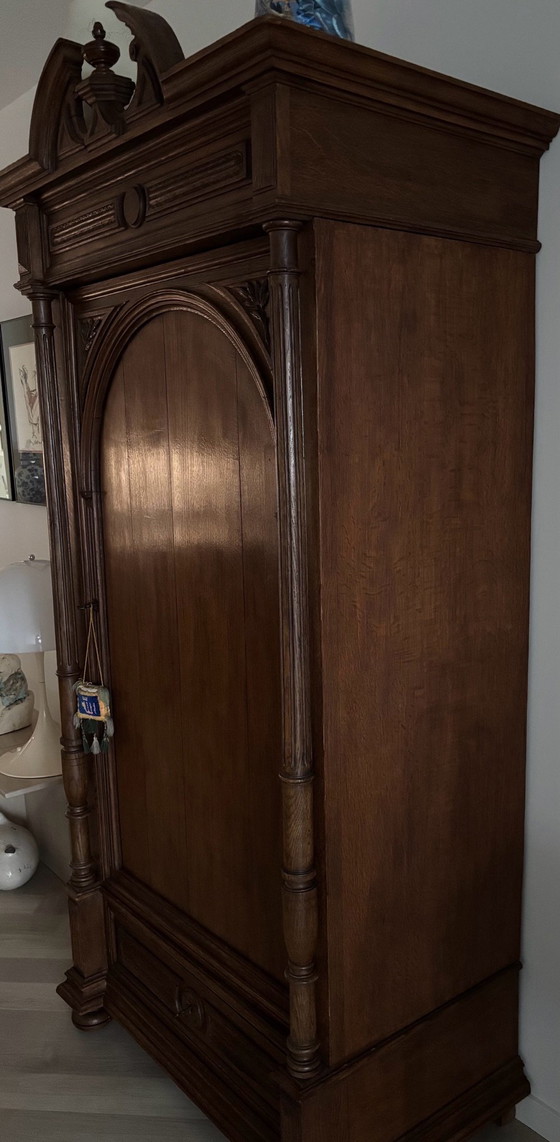 Armoire Art Nouveau/Jugendstil antique – antiek, Armoires de rangement, Bois (photo 8 of 8)