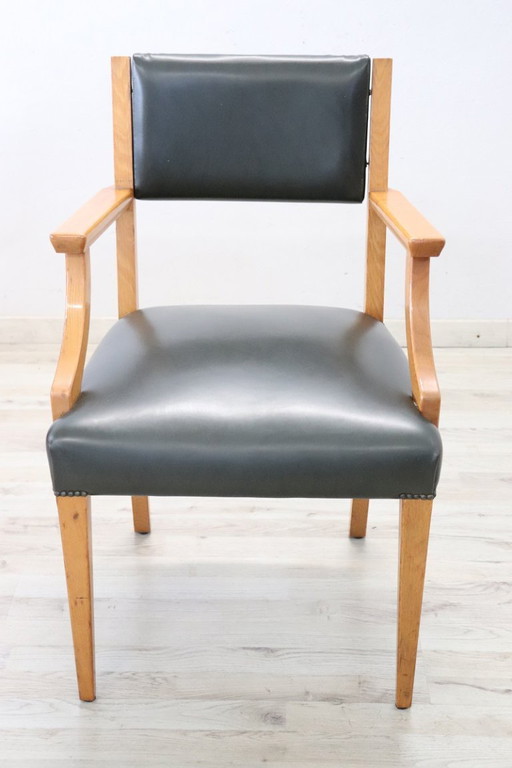 Fauteuil de bureau italien Mid Century