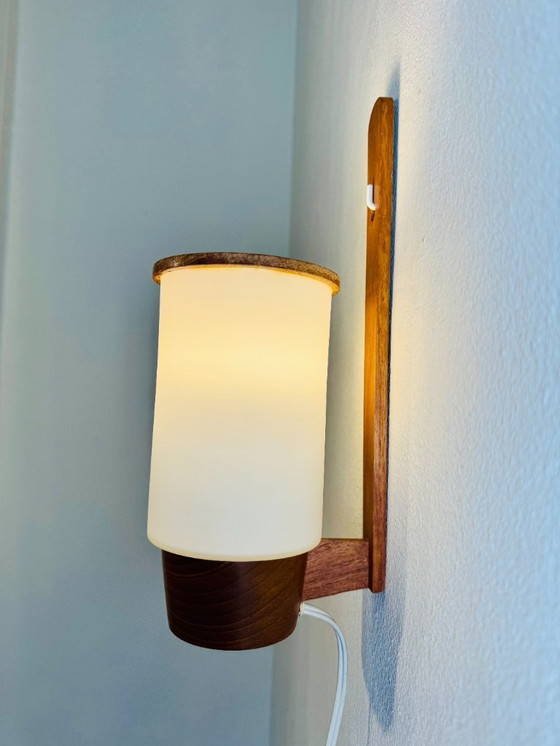 Image 1 of Cylindrical wall lamp by Uno & Östen Kristiansson for Luxus, Sweden, 1960s