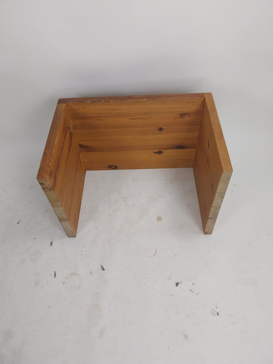 1x 1970s Ate Van Apeldoorn Side Table in Pine Wood 60 X 40 X 41cm (photo 7 of 9)