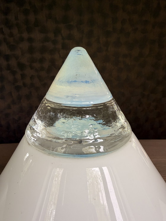 Image 1 of Lampada da tavolo in vetro di Murano Rio, realizzata da Giusto Toso per Leucos, Italia, 1977.