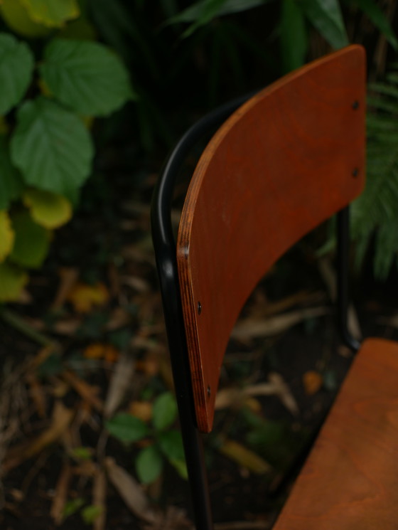 Image 1 of 2X Vintage Dutch School Chairs