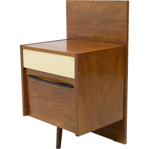 Mid century night stand by Mojmír Požár for Up Závody, Czechoslovakia 1960s