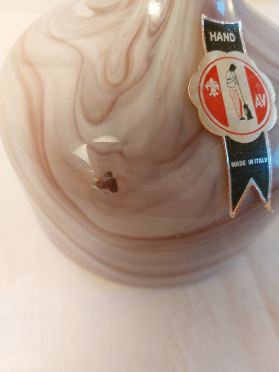 Image 1 of Firenze opalina, Vetreria artigiana Empoli, vaso in vetro anni '70