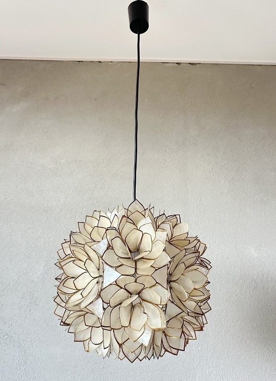 Image 1 of Vintage Capiz Hanglamp