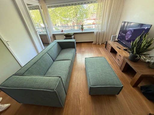 Modern design sofa with ottoman
