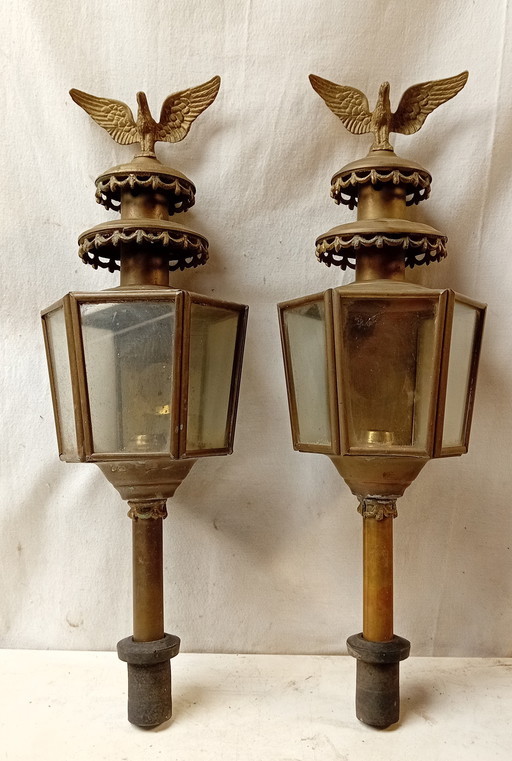 Carriage Eagle Lamps