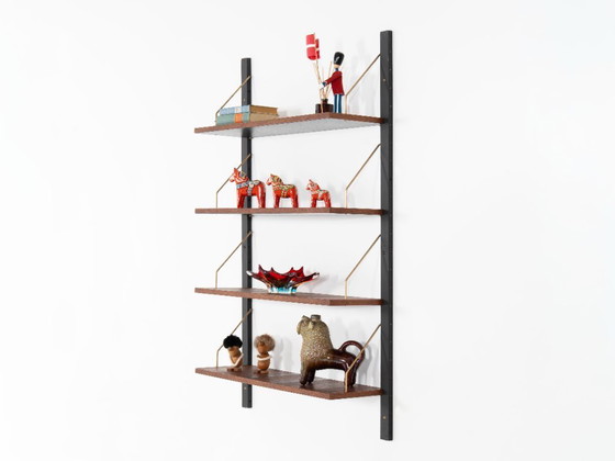 Modulaire eikenhouten wandkast, Deens design, jaren 60, gemaakt in Denemarken – Boekenkasten, Wood (photo 2 of 12)