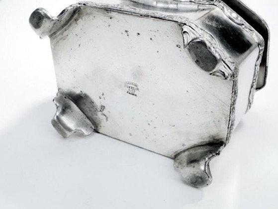Zuckerdose aus Norblin, Warschau, Polen, 19. Jahrhundert – Tischdekoration, Metal, Silver (photo 6 of 9)