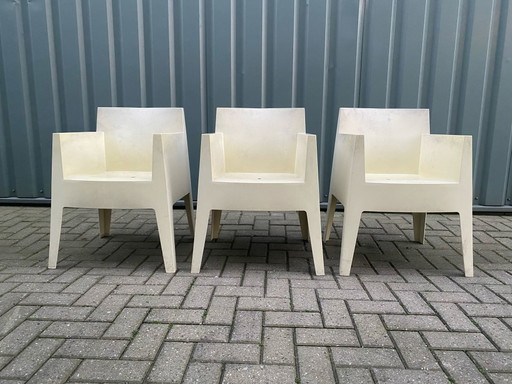 3x Philippe Starck Driade Stoelen