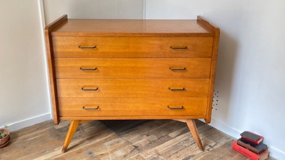 Vintage ladekast met kompasvormige poten – Ladekasten, Wood (photo 5 of 42)