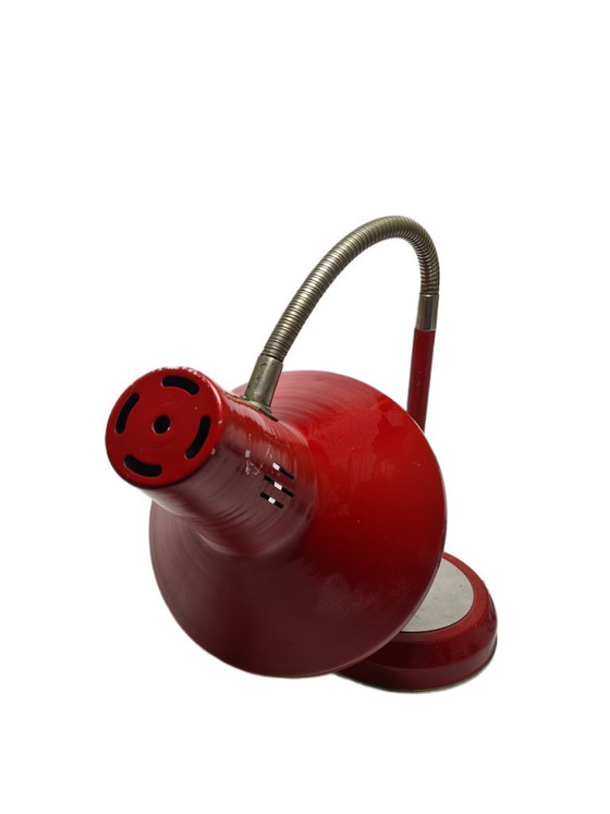 Postmodern Polish Bedside Lamp in Glass and Metal, 1980s – Polam, Table lamps (photo 8 of 8)