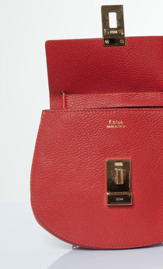 Image 1 of Chloe, bolso de piel roja