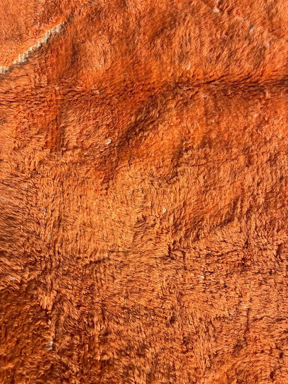 Orange Moroccan Rug 200x300 cm, Authentic Moroccan Rug, Berber Carpet – Rugs & carpets, Wool (photo 3 of 12)