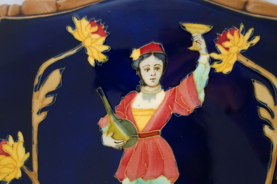 Image 1 of Sottopentola Longchamp art nouveau dei primi del Novecento in terracotta