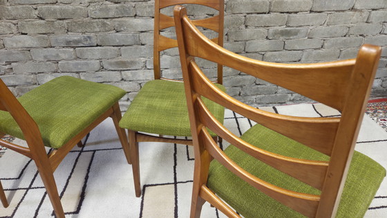 Image 1 of Set de 3 chaises scandinaves 1960