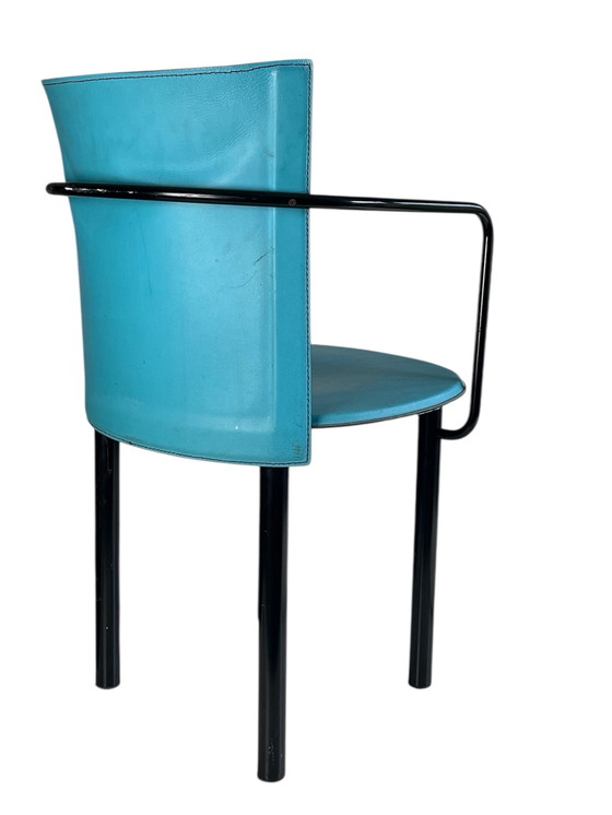 Image 1 of 4 sillas de comedor posmodernas, Enrico Pellizzoni, Italia