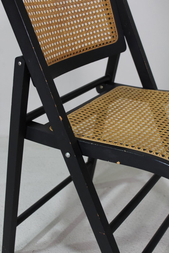 Image 1 of Retro-Gurtband-Klappstuhl